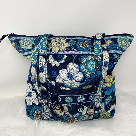 Vera Bradley Bags Vera Bradley Quilted Large Carryall Toteshoulder Bag Purse Retired Mod